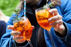 glazen, oranjebitter