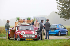 bedrijfsevent, rally met dafjes, management