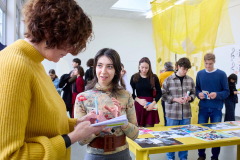 reportage pop-up tentoonstelling bij de Jan van Eyck academie