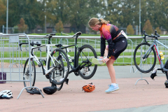 Fiets en loop onderdelen van de clubkampioenschappen Triatlhon Club Maastricht