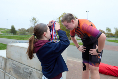 Fiets en loop onderdelen van de clubkampioenschappen Triatlhon Club Maastricht